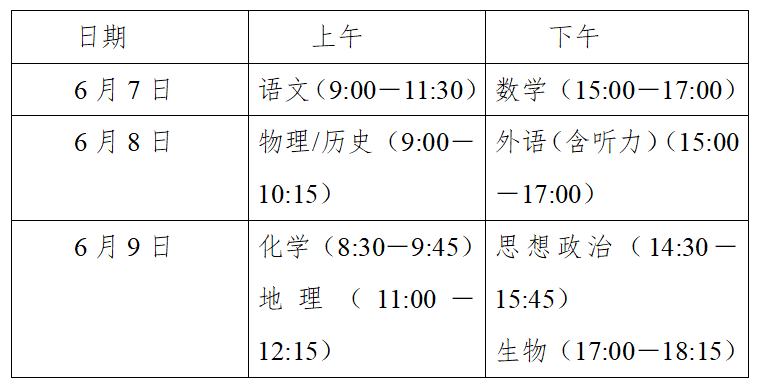 2021年湖南高考考试安排和录取工作实施方案解读