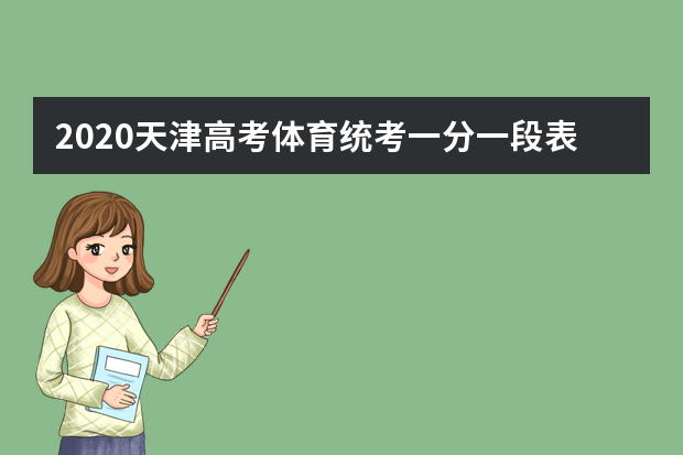 2020天津高考体育统考一分一段表及统考综合分汇总