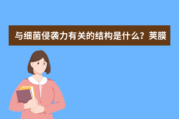 与细菌侵袭力有关的结构是什么？荚膜的功能