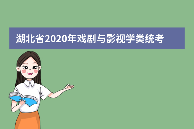 湖北省2020年戏剧与影视学类统考（广播电视编导专业）考试科目与收费标准