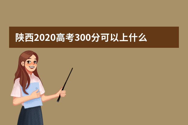 陕西2020高考300分可以上什么大学